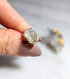 他の写真3: トマスゴンサガ産 水晶クラスターとハーキマーダイヤモンド　アシンメトリーピアス　