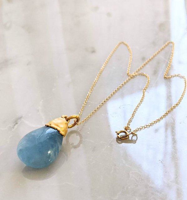 画像5: アクアマリン ペンダント＊静かなる光り＊