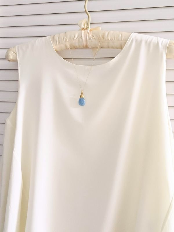 画像7: アクアマリン ペンダント＊静かなる光り＊