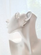 他の写真1: 水晶クラスター トマスゴンサガ産アシンメトリーピアス