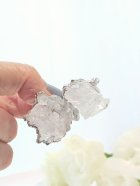 他の写真3: 水晶クラスター トマスゴンサガ産アシンメトリーピアス