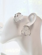 他の写真2: 水晶クラスター トマスゴンサガ産アシンメトリーピアス