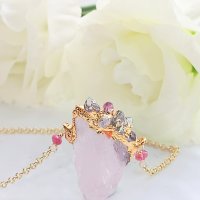 モルガナイト原石ネクレス