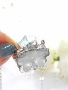 他の写真1: 水晶クラスター とアクアマリンのネックレス　トマスゴンサガ産