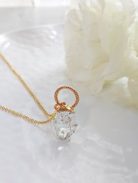 パキスタン産 ダイヤモンドクォーツペンダント