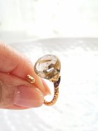 他の写真1: ハリ水晶（ルチルクォーツ）　マロンカットリング