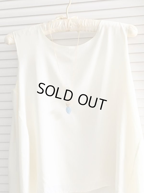 画像7: アクアマリンネックレス　エッジドアクアマリン