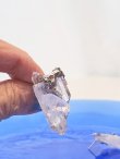 画像6: 水晶クラスター トマスゴンサガ産アシンメトリーピアス