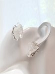 画像9: 水晶クラスター トマスゴンサガ産アシンメトリーピアス