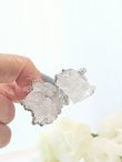 画像4: 水晶クラスター トマスゴンサガ産アシンメトリーピアス
