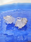 画像1: 水晶クラスター トマスゴンサガ産アシンメトリーピアス