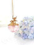 画像6: ローズクォーツ原石　ユニコーンネックレス