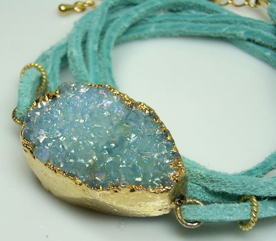 画像: Druzy クォーツ　ブレスレット