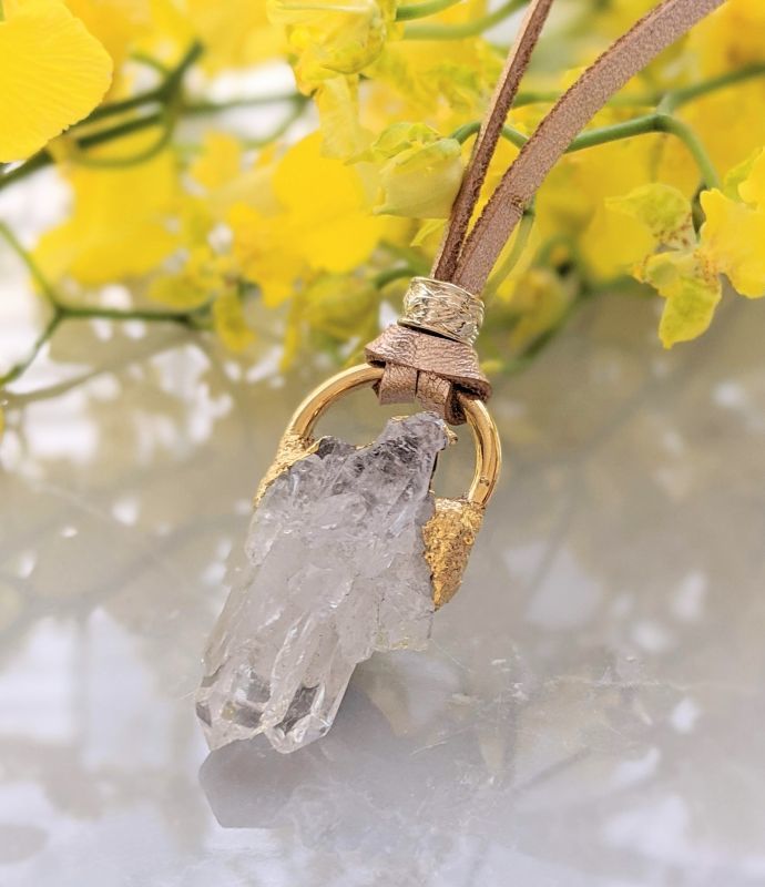 画像: 　水晶原石ネックレス　トマスゴンサガ産